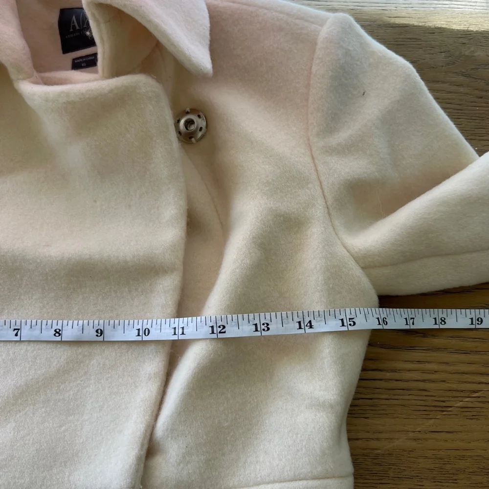 A|X Armani Exchange Cream Coat Size  XS Women's - Picture 5 of 10